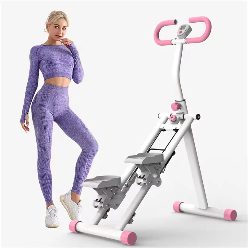 Machine d’Escalade Verticale Pliable – Cardio Complet, Guidon Ajustable, 150 kg Max