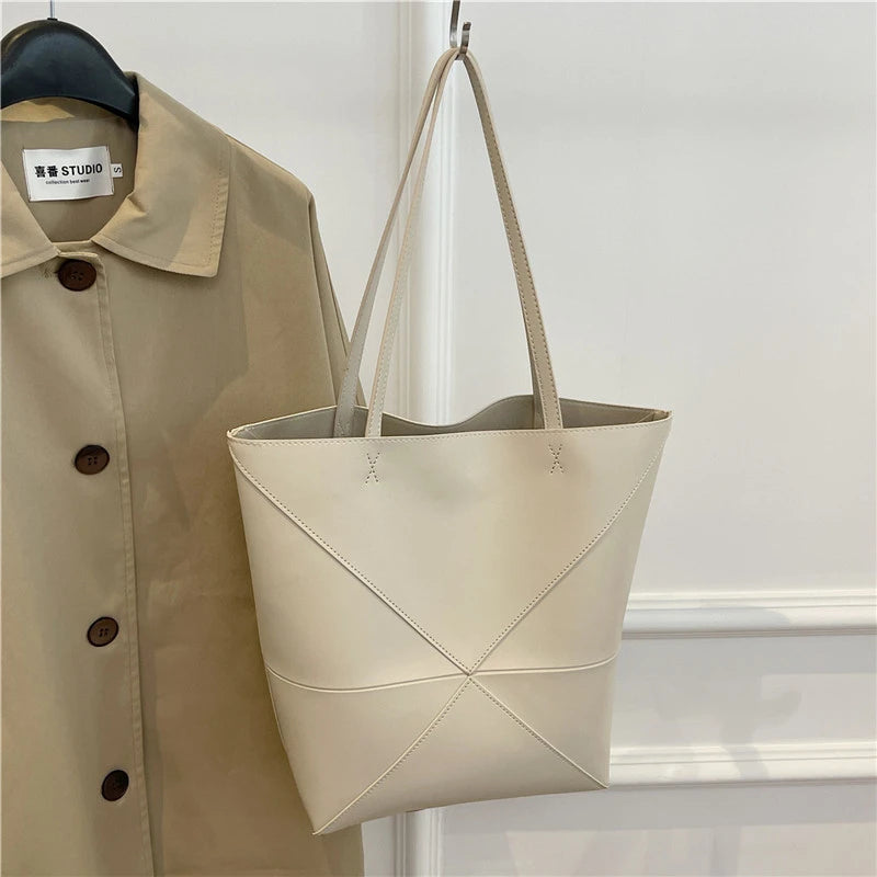Sac Fourre-Tout Grande Capacité pour Femme - Style Épuré