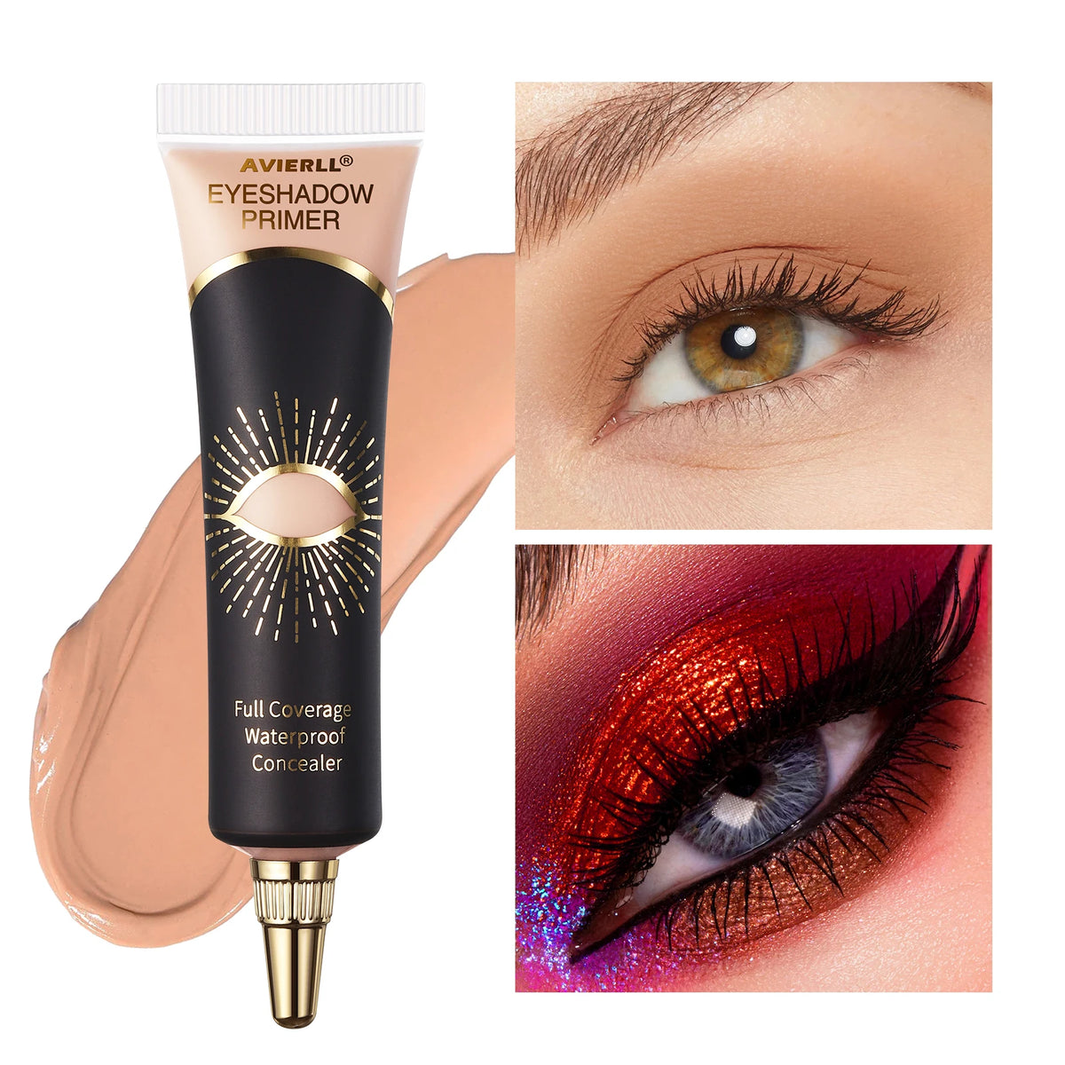 Long-Wear Eyeshadow Primer – Matte, Waterproof, Full-Coverage Eyeshadow Base