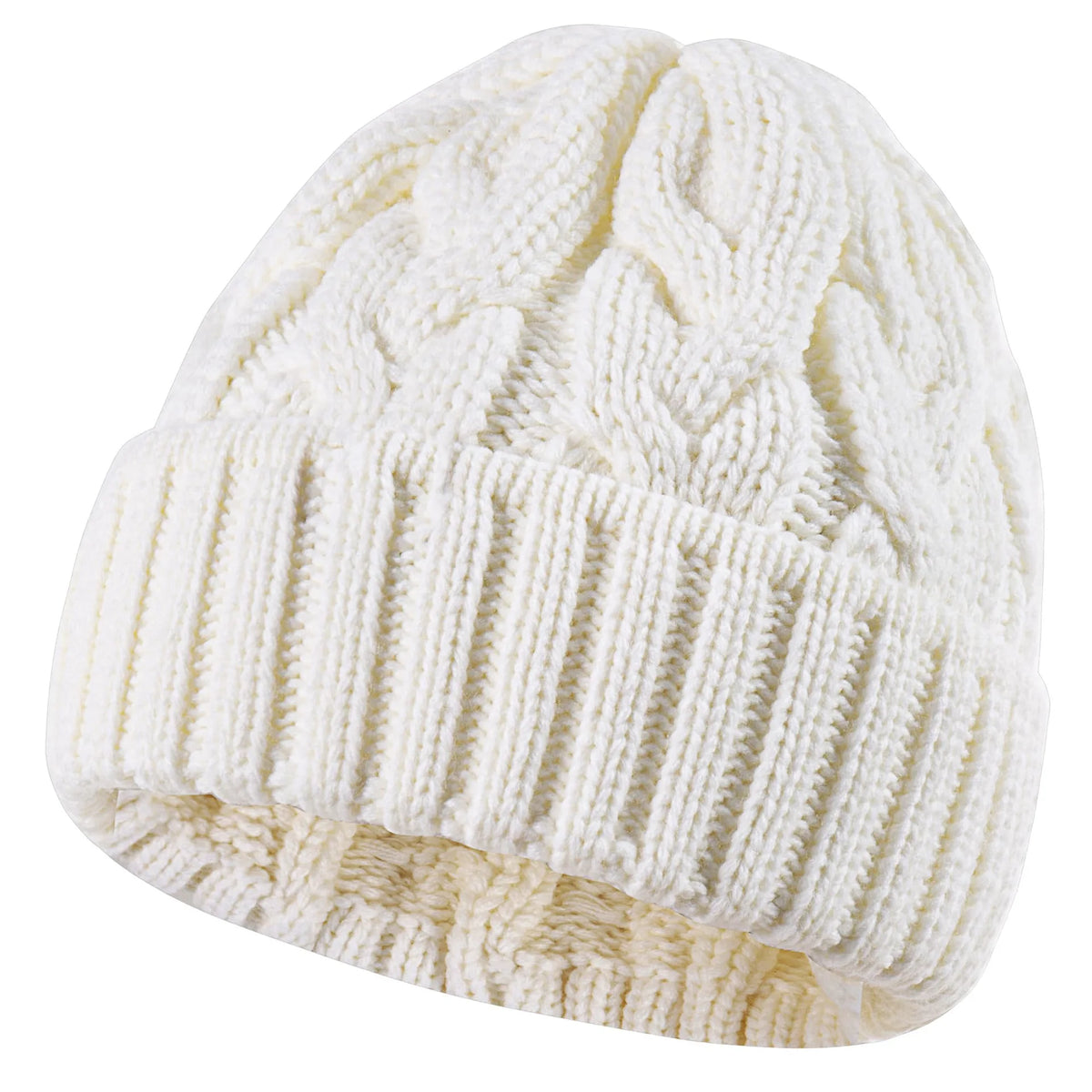 Tuque en maille extensible pour femme