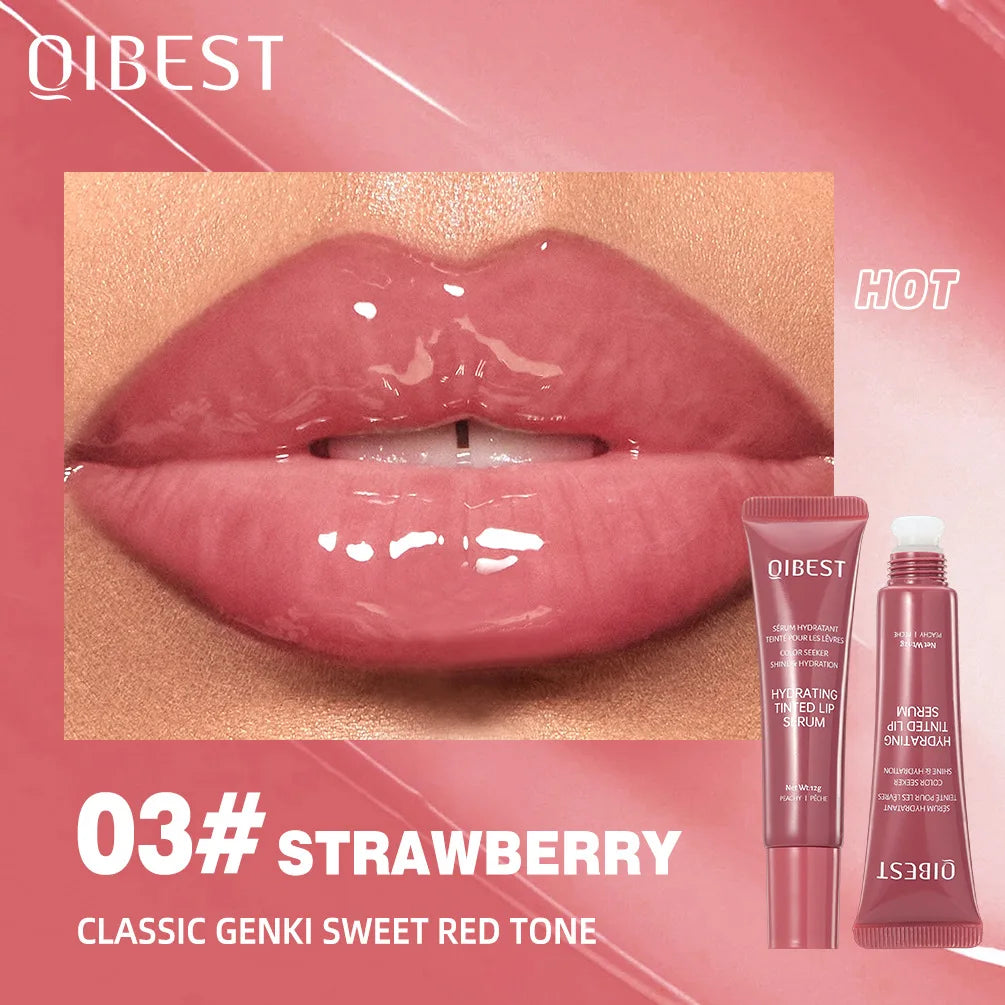 Repulpeur Lèvres Sérum Teinté Crystal Jelly – Hydratant, Volumisant, Fini Miroir Longue Tenue | 6 Teintes