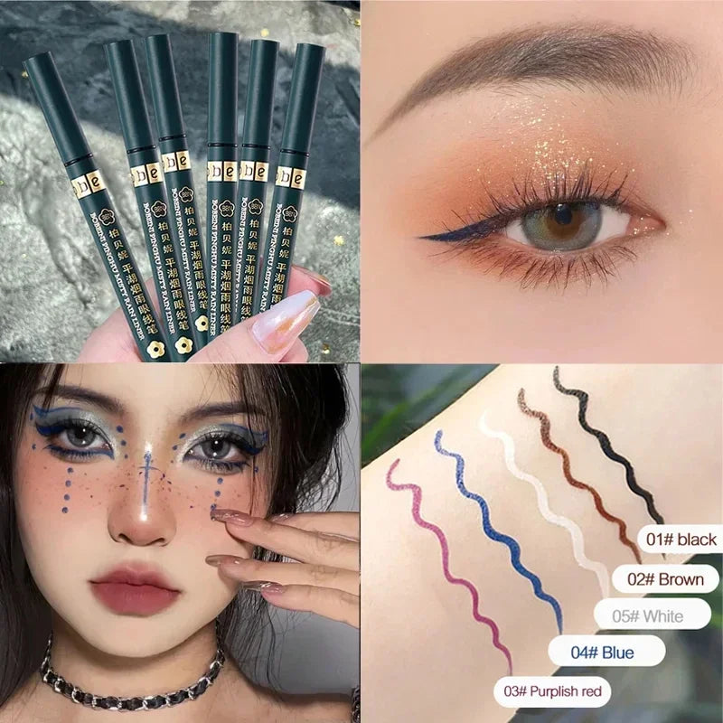 Long-Lasting Matte Liquid Eyeliner — Waterproof, Quick-Dry, 7 Shades
