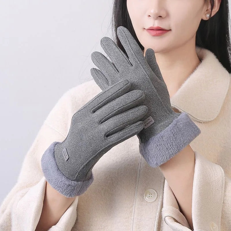 Gants doublés pour femme