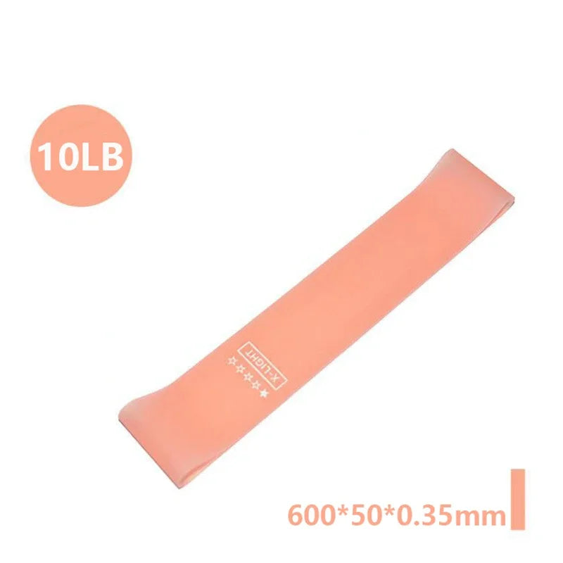 Elastic Resistance Bands – 5 Levels, Fitness, Yoga & Crossfit, Unisex