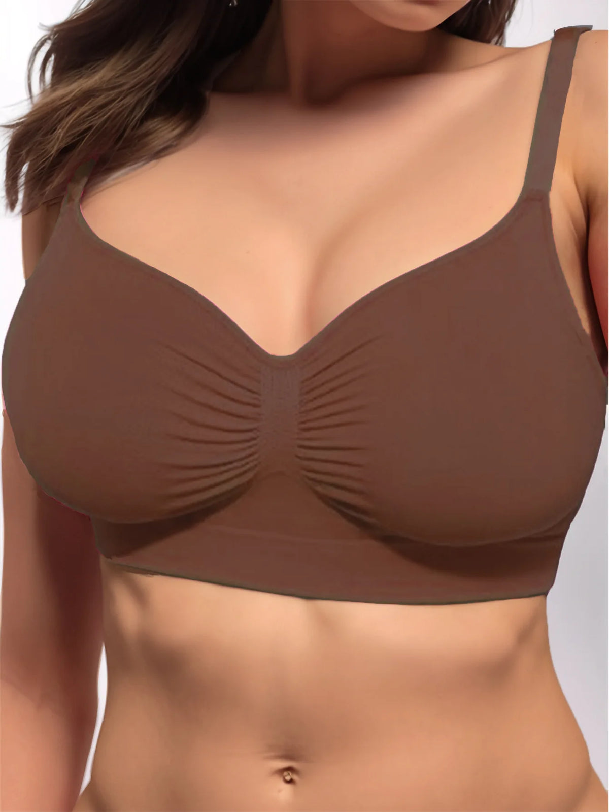 Brassière de Sport Sans Couture Femme – Séchage Rapide, Bonnet Amovible, Bretelles Ajustables | 5 Coloris