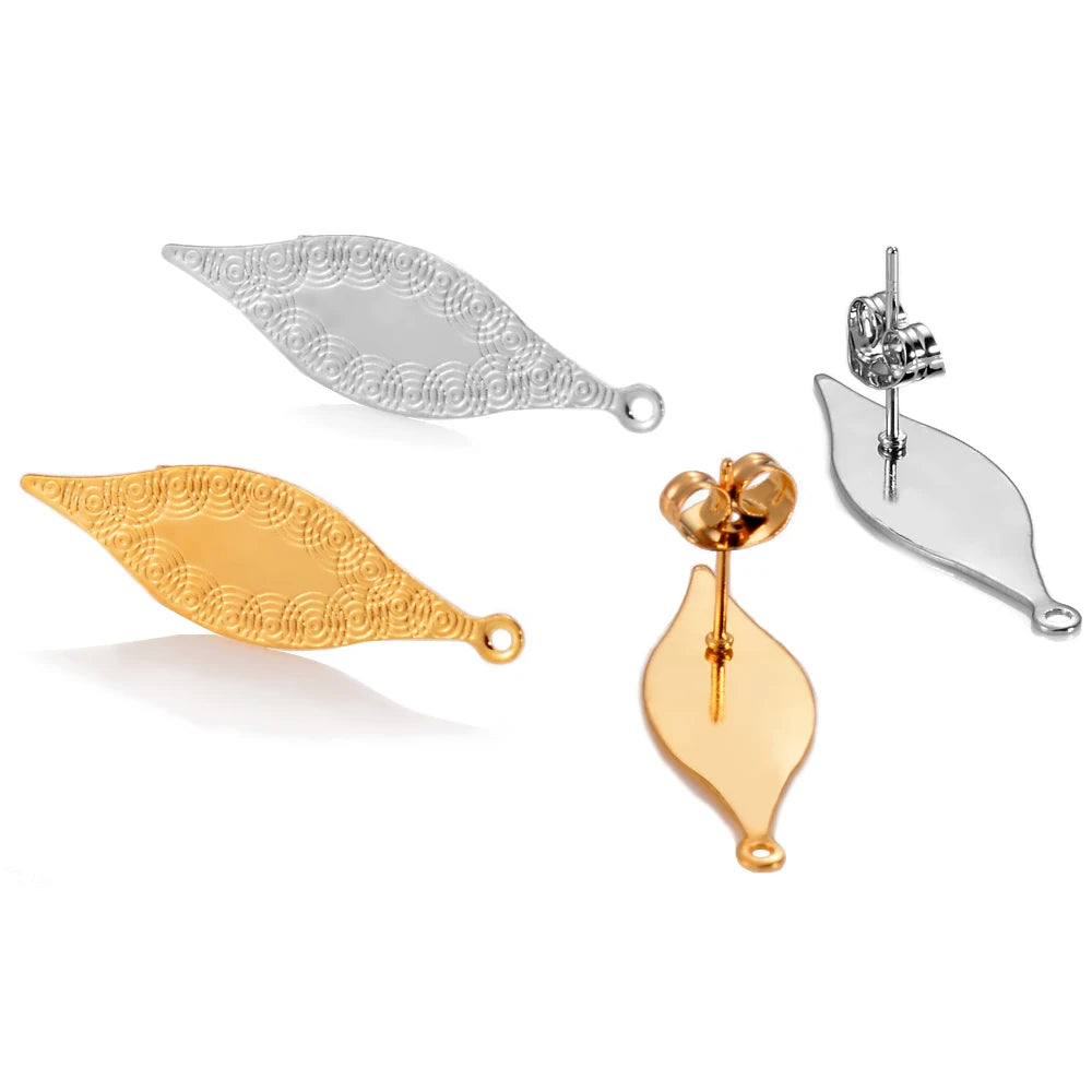 Geometric Earrings – Nickel-Free Stainless Steel, Gold & Silver Color, Multiple Styles