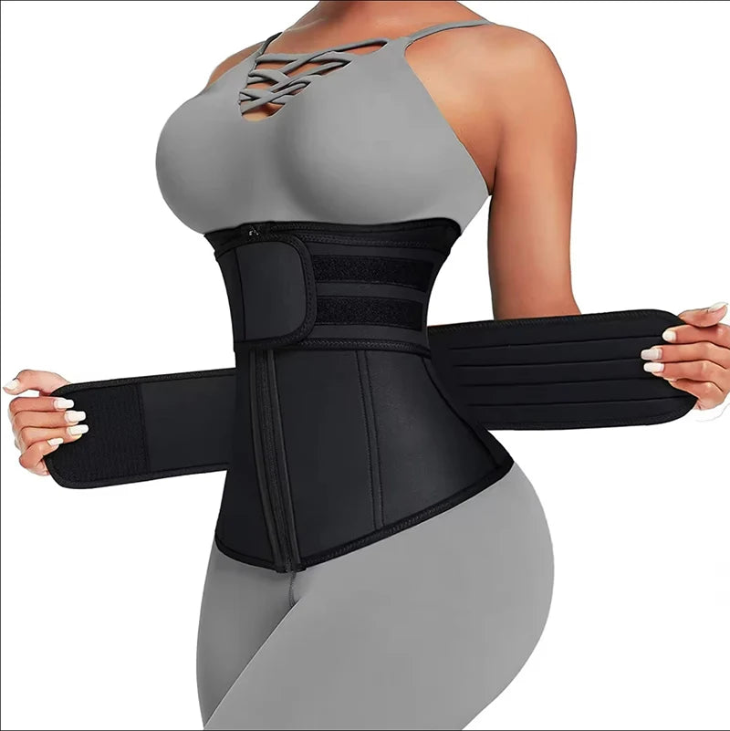 Ceinture de Sudation Ajustable – Gaine Amincissante, Effet Sauna, Tailles M à 6XL