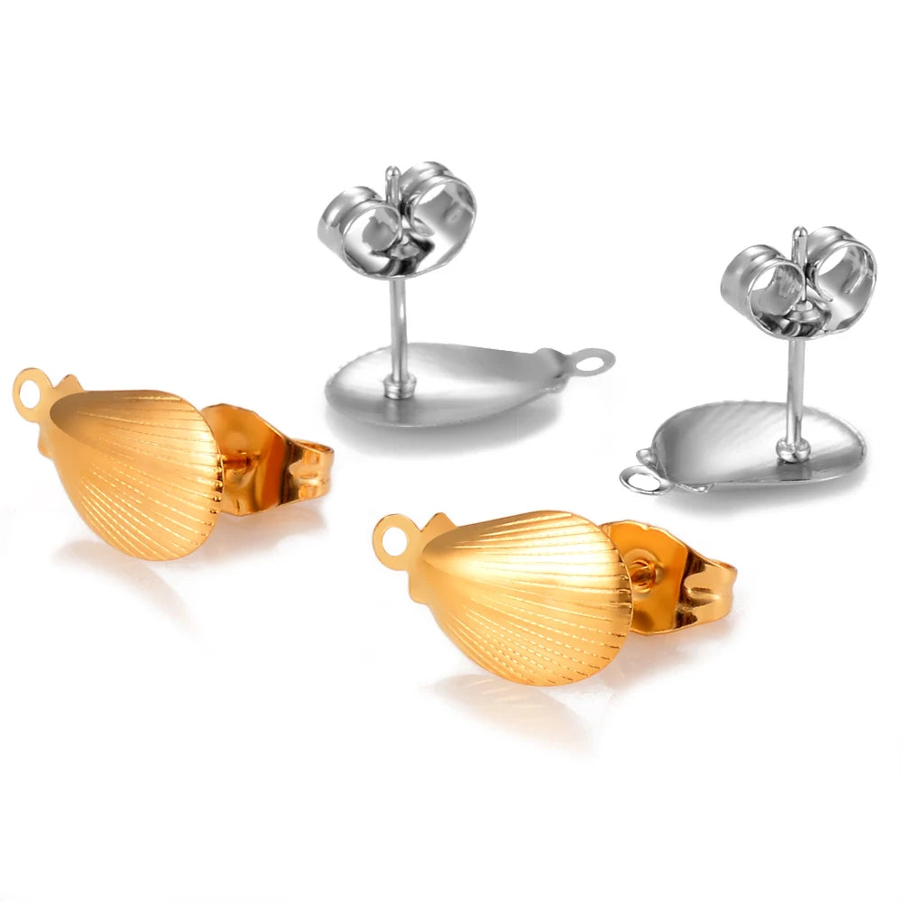 Geometric Earrings – Nickel-Free Stainless Steel, Gold & Silver Color, Multiple Styles