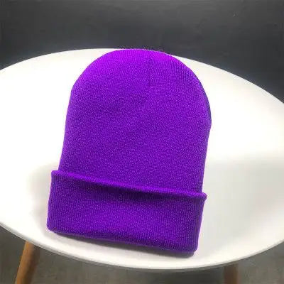 Unisex knit beanie – Solid colors