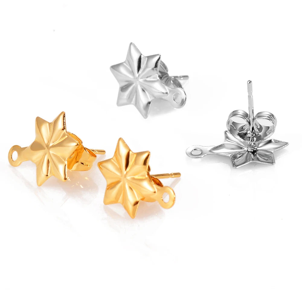 Geometric Earrings – Nickel-Free Stainless Steel, Gold & Silver Color, Multiple Styles