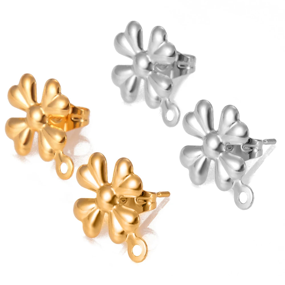 Geometric Earrings – Nickel-Free Stainless Steel, Gold & Silver Color, Multiple Styles