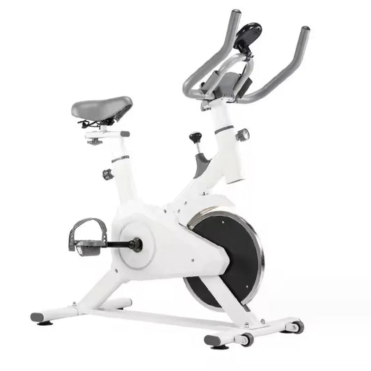 Vélo de Spinning Magnétique Stationnaire – Siège Ajustable, Silencieux