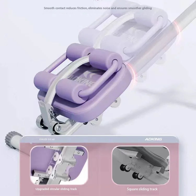 Machine Abdominale 6-en-1 Ajustable – Multifonction, Pliable, Compteur Numérique