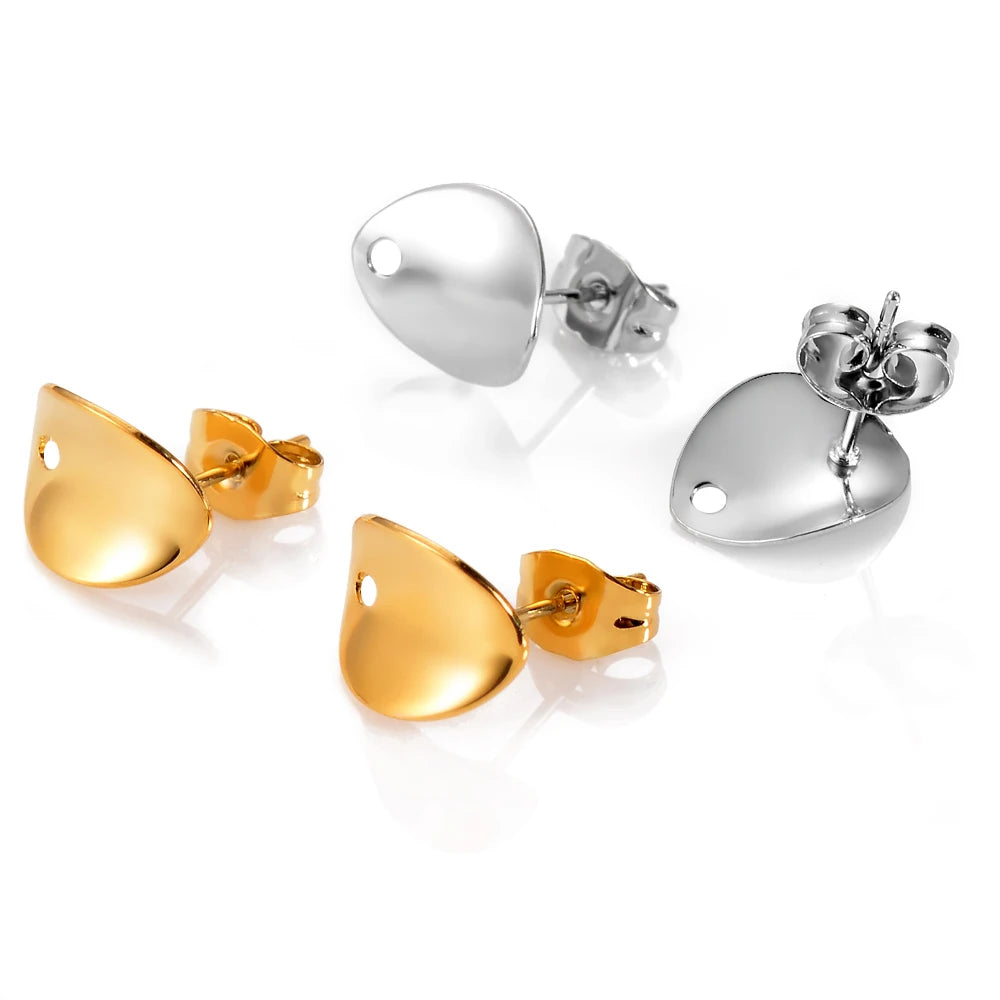 Geometric Earrings – Nickel-Free Stainless Steel, Gold & Silver Color, Multiple Styles