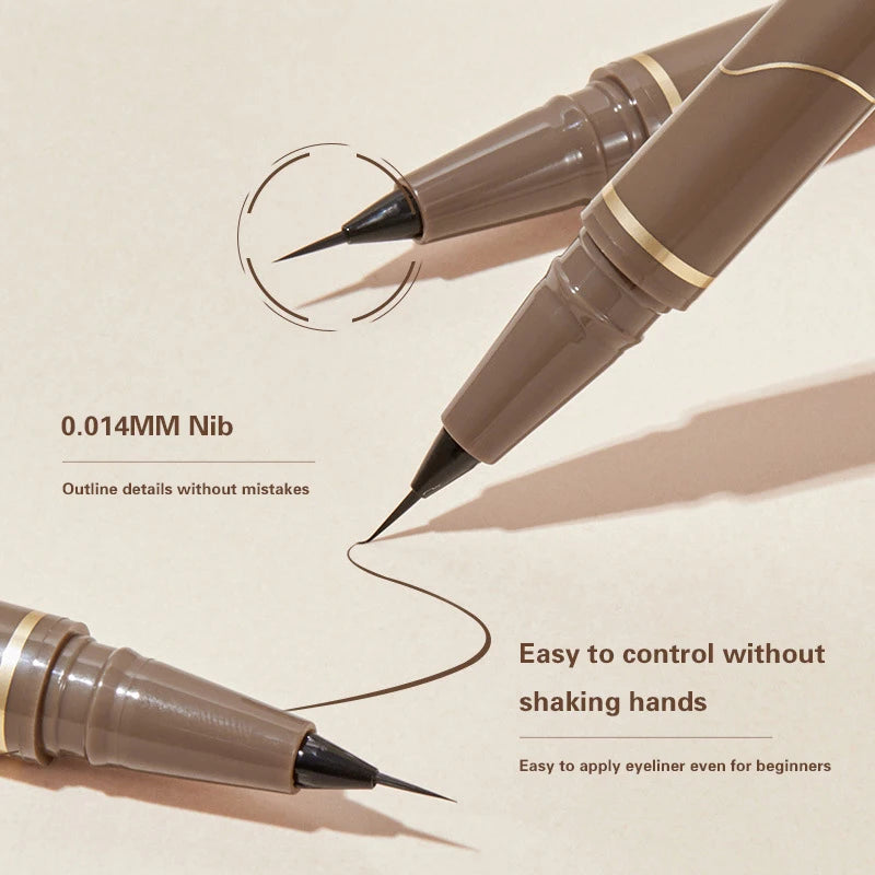 Long-Lasting Matte Liquid Eyeliner — Waterproof, Quick-Dry, 7 Shades