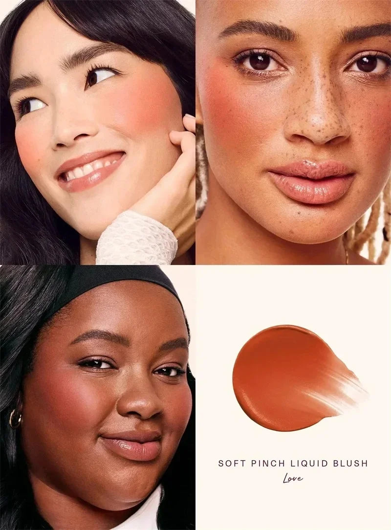 Liquid Blush & Pressed Blush – Portable, Waterproof, Moisturizing, 16 Shades