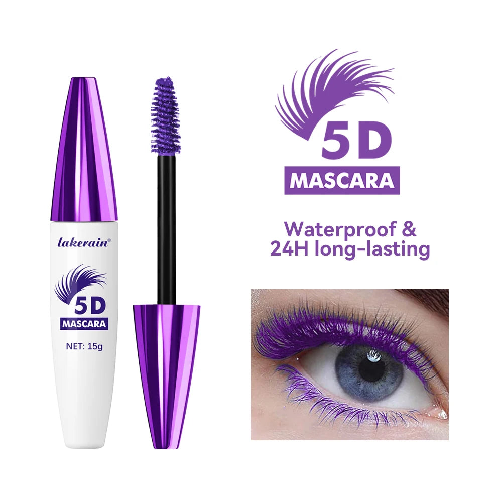 5D Waterproof Mascara — Lengthening, Volumizing & Curling 24H Long-Lasting