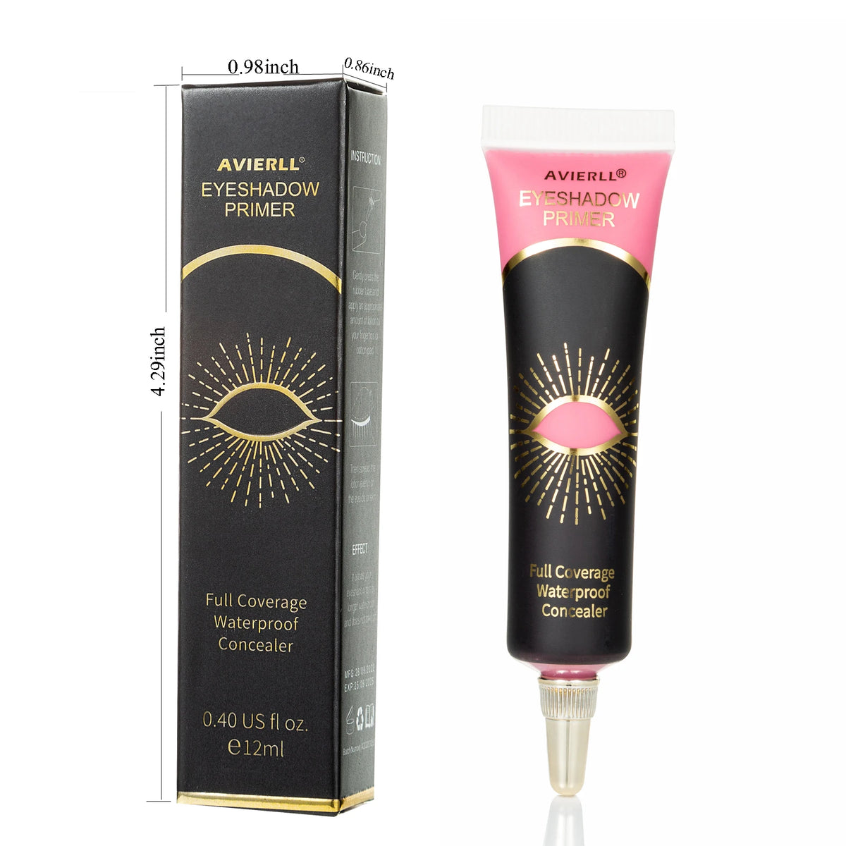 Long-Wear Eyeshadow Primer – Matte, Waterproof, Full-Coverage Eyeshadow Base