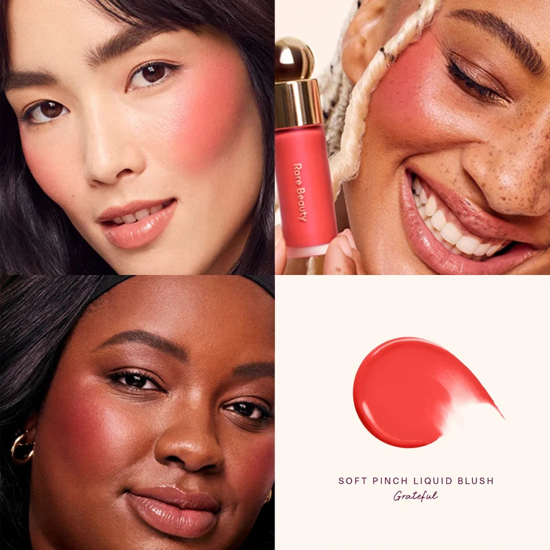Blush Liquide & Blush Poudre Silky – Crème-Poudre, Longue Tenue, Résistant Transpiration, 24 Teintes