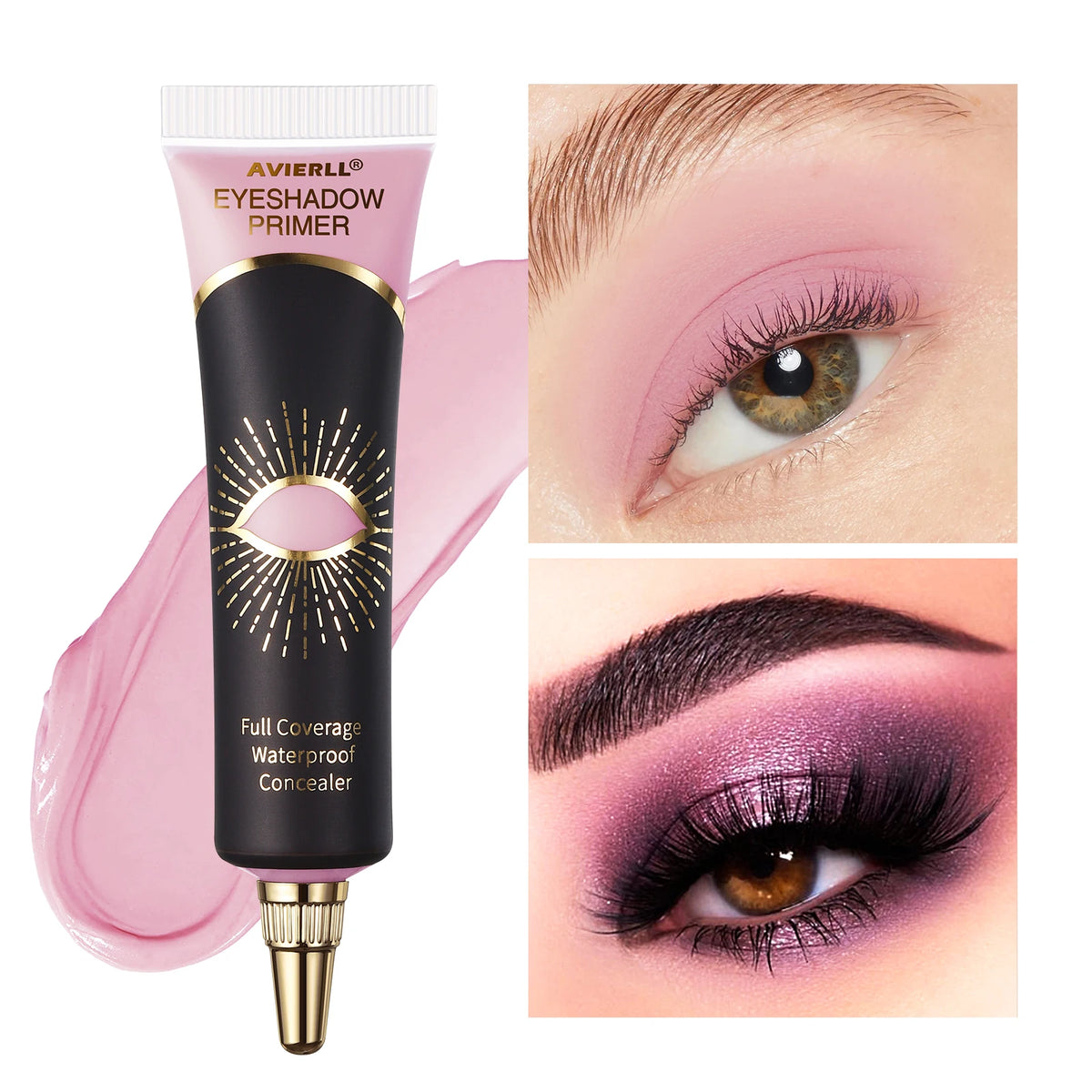 Long-Wear Eyeshadow Primer – Matte, Waterproof, Full-Coverage Eyeshadow Base