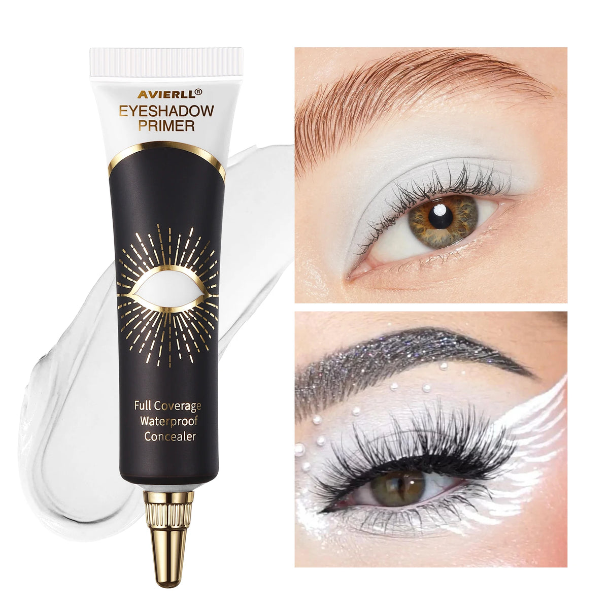 Long-Wear Eyeshadow Primer – Matte, Waterproof, Full-Coverage Eyeshadow Base