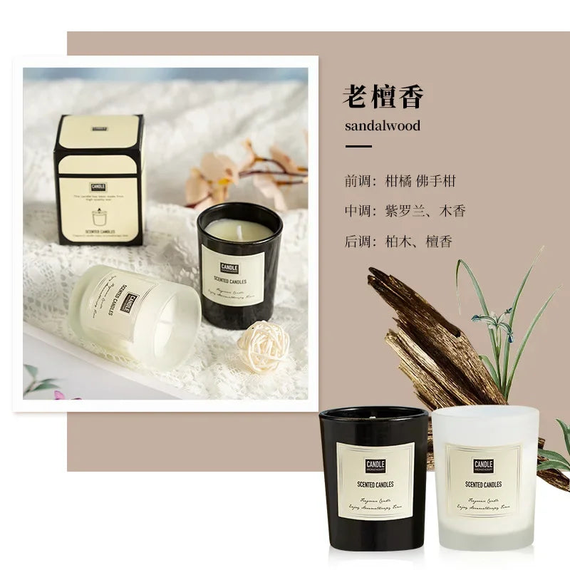 Aromatherapy Soy Wax Scented Candle – European Cut, Long Lasting, Home Decor