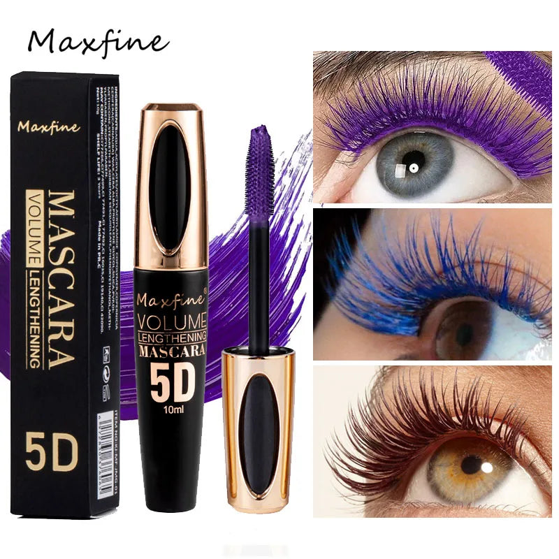 Mascara 5D Soie Longue Tenue — Waterproof, Volumisant, Allongeant & Courbant