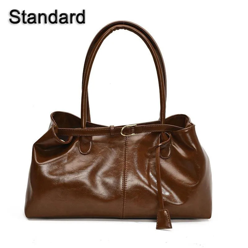 Sac à Main Souple Porté Épaule Style Vintage