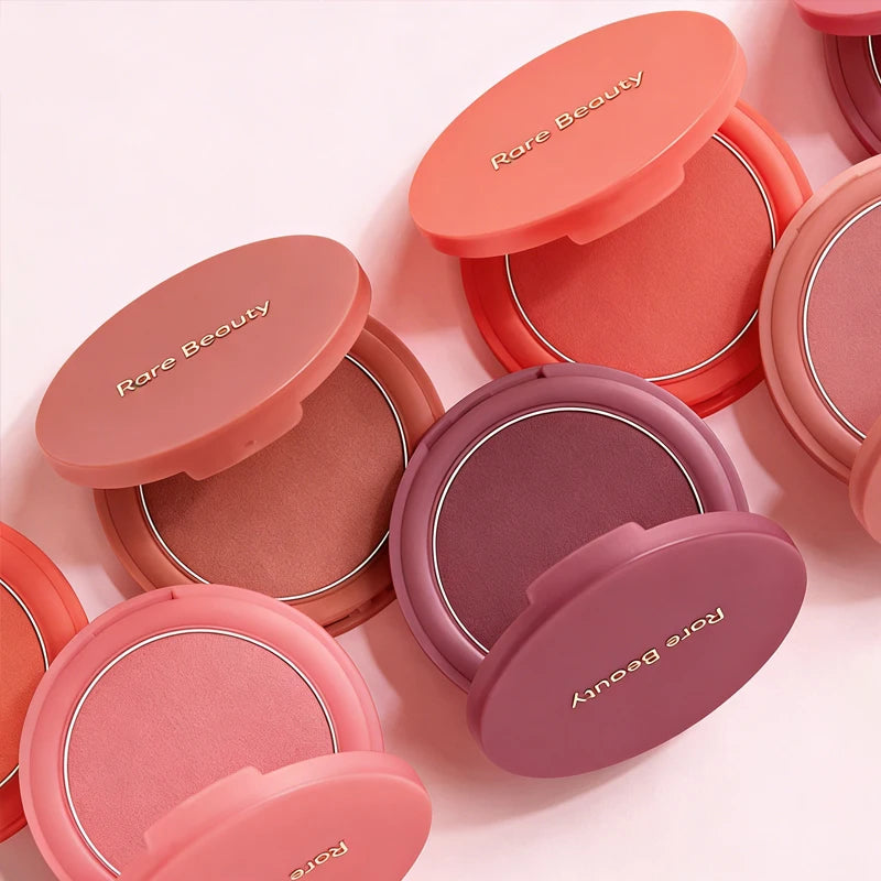 Blush Crème-Poudre Longue Tenue – Fini Mat Velouté, Waterproof, Résistant à la Transpiration, 7 Teintes