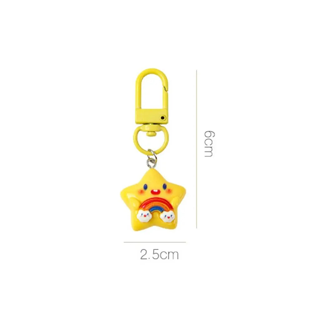 Porte-Clés Femme en Cuir PU – Pendentif Fruits Tendance, Breloque de Sac et Voiture