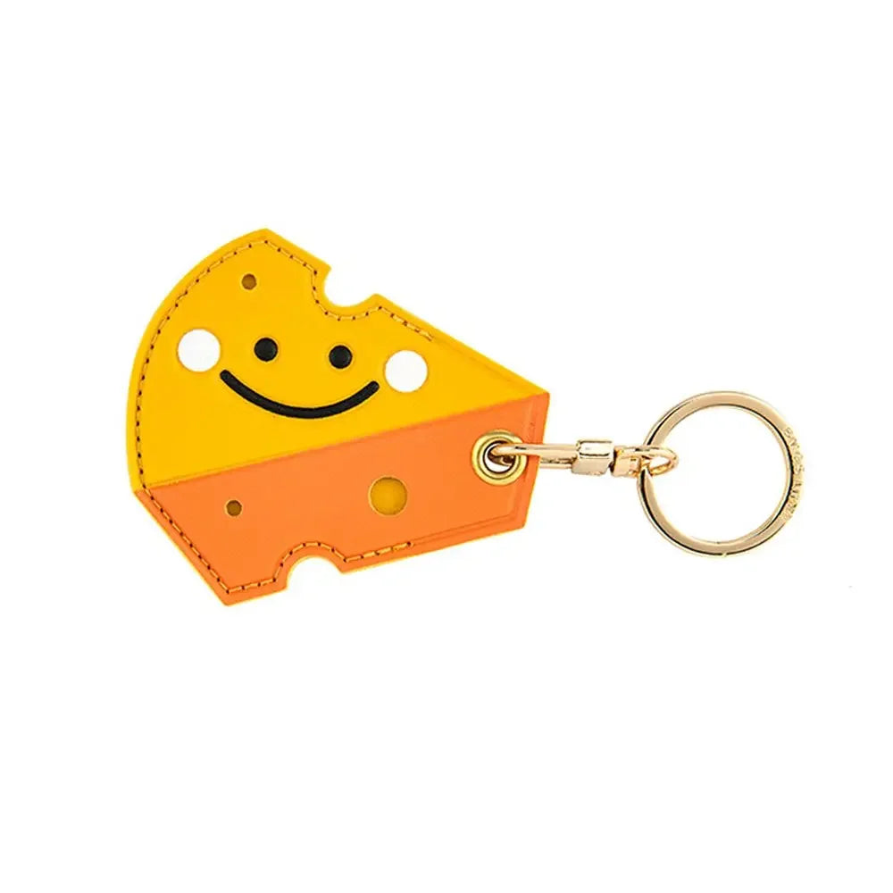 Porte-Clés Femme en Cuir PU – Pendentif Fruits Tendance, Breloque de Sac et Voiture