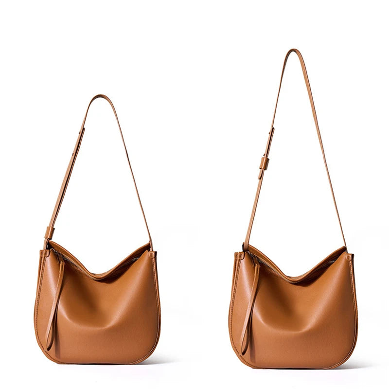 Genuine Leather Women's Handbag - Large Capacity - Luxury Shoulder Bag 2522