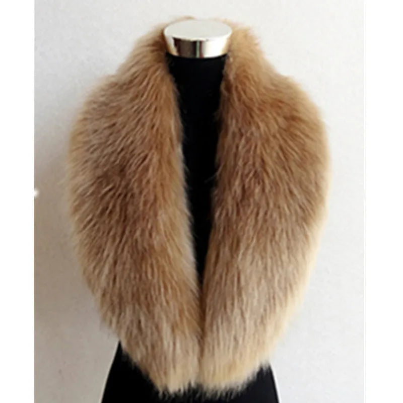 Faux fur scarf for women