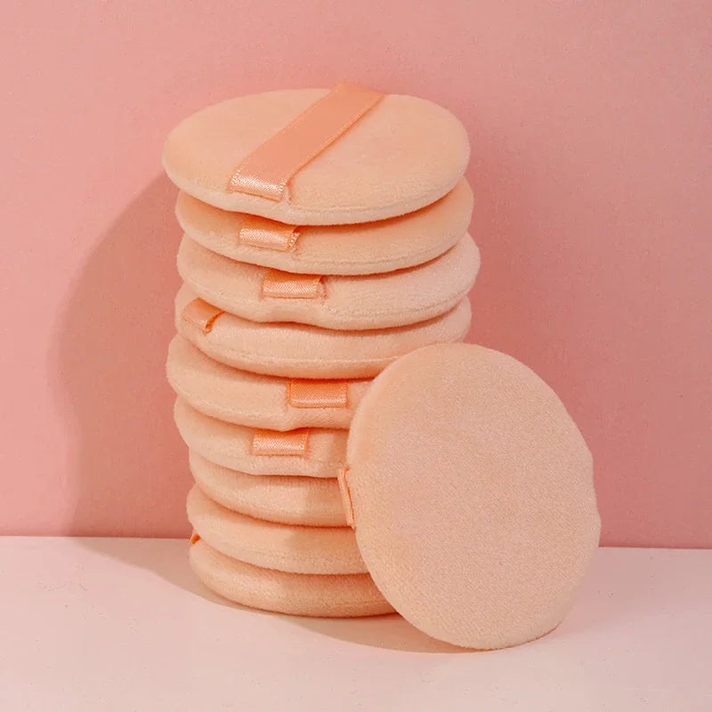 Set of Round Foundation Sponges – Soft, Portable, Professional, 5.5 cm