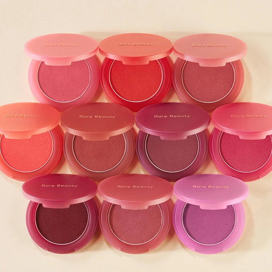 Blush Crème-Poudre Longue Tenue – Fini Mat Velouté, Waterproof, Résistant à la Transpiration, 7 Teintes