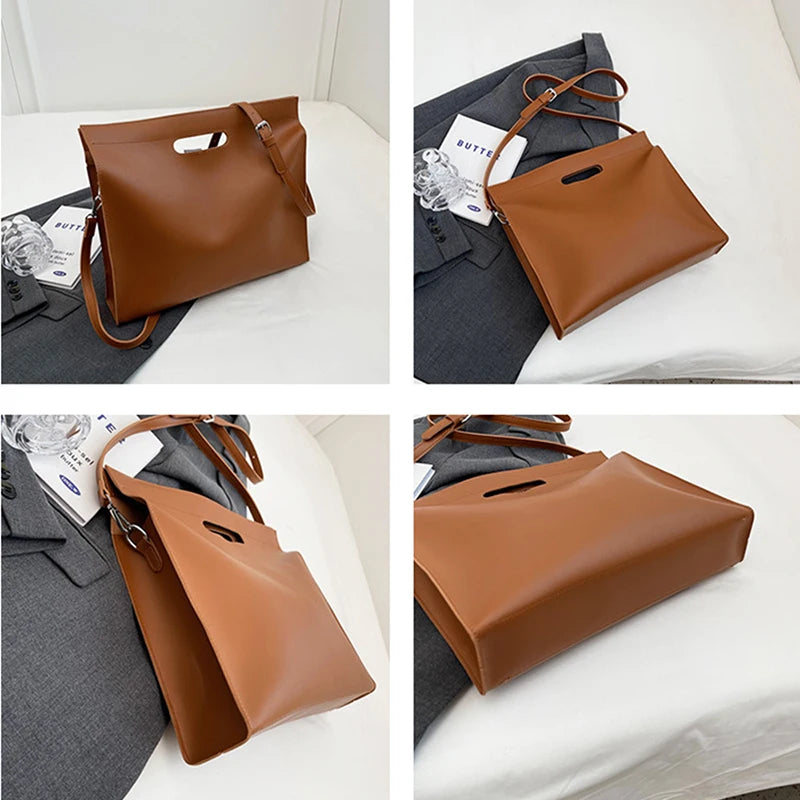 Luxury laptop bag for women - Customizable large-capacity briefcase