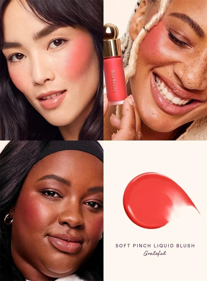 Liquid Blush & Pressed Blush – Portable, Waterproof, Moisturizing, 16 Shades