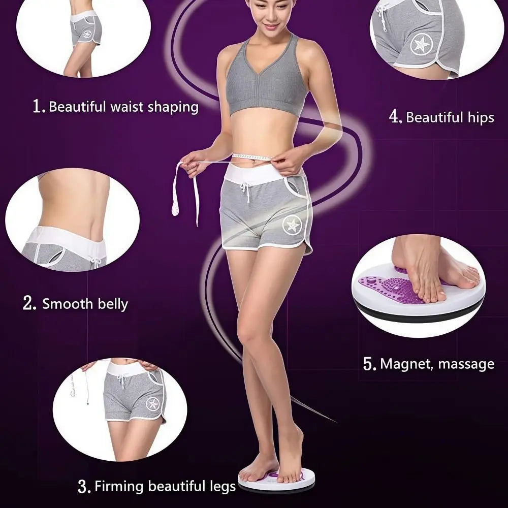 Twist Waist Torsion Board – ABS Fitness Disc, Meridian Massage, Cardio & Slimming