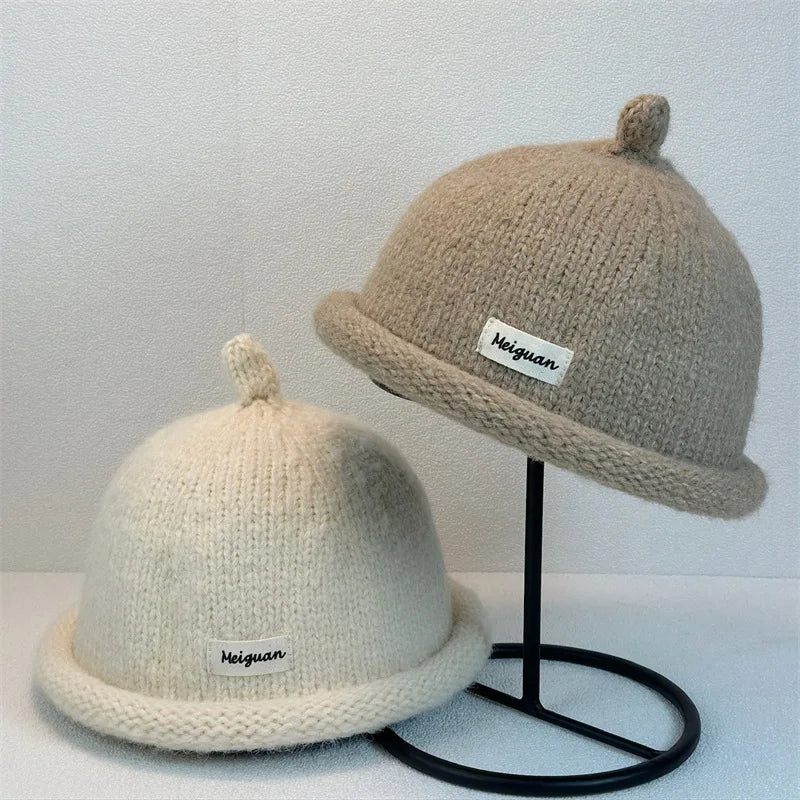 Tuque en maille à revers pour femme