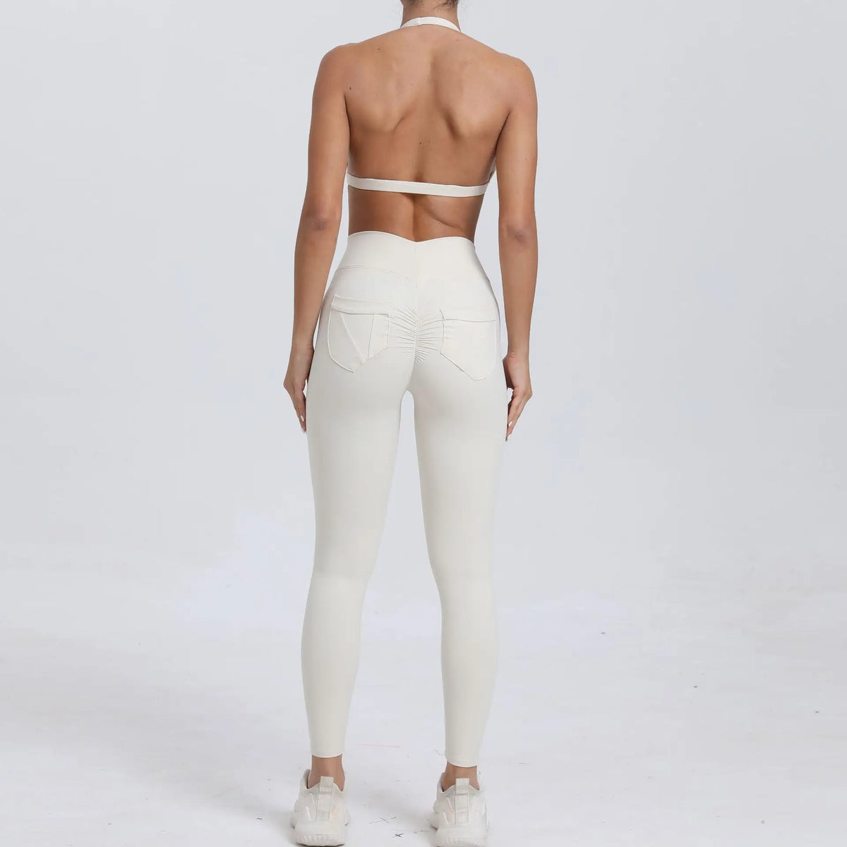 Ensemble de Sport Femme – Brassière Sans Coutures, Short ou Legging Taille Haute | Séchage Rapide