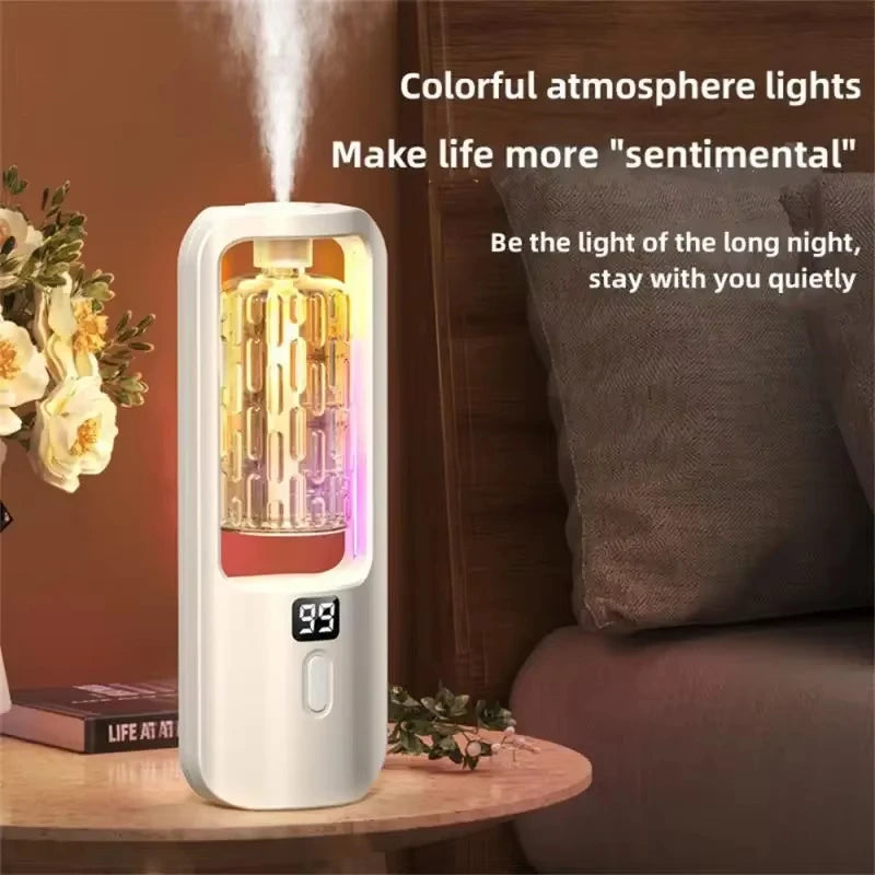 Rechargeable Ultrasonic Aromatherapy Diffuser and Oil – 5 Levels, Ambient Light