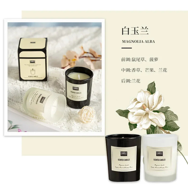 Aromatherapy Soy Wax Scented Candle – European Cut, Long Lasting, Home Decor