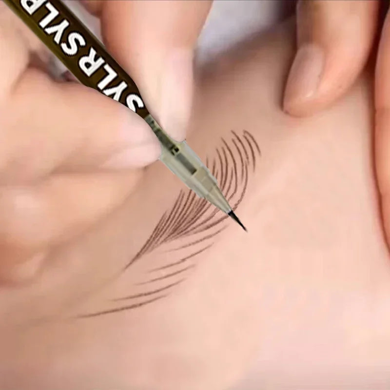 Stylo Sourcils Ultra-Fin 0,008 mm — Waterproof, Longue Tenue & Anti-Bavure