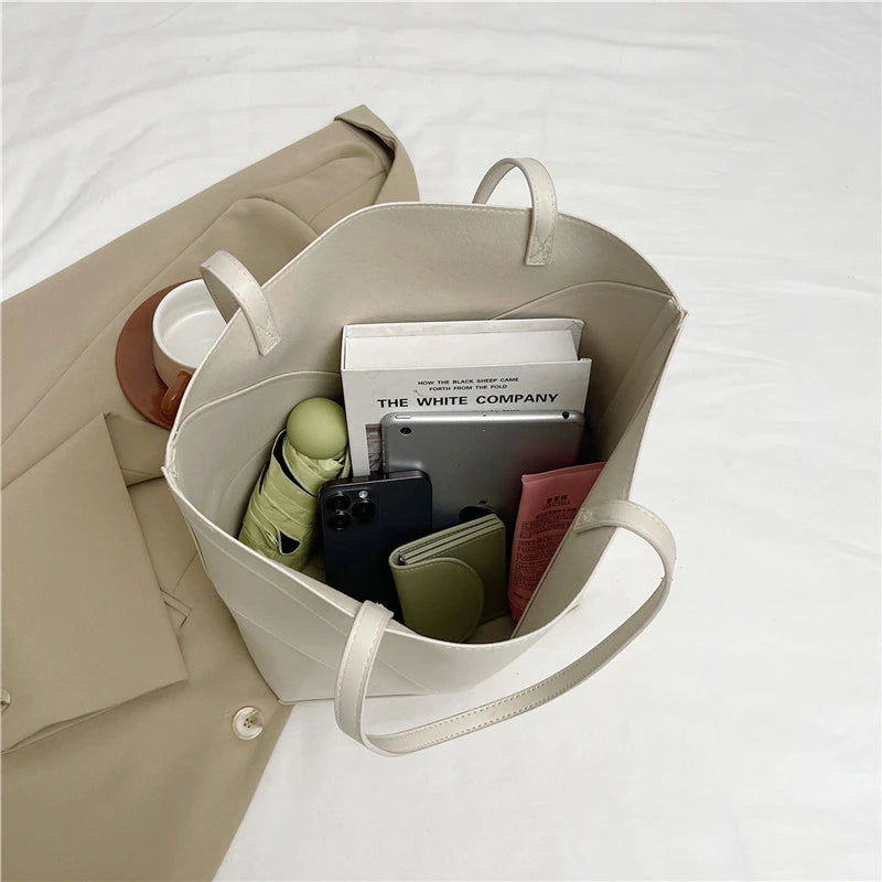 Sac Fourre-Tout Grande Capacité pour Femme - Style Épuré