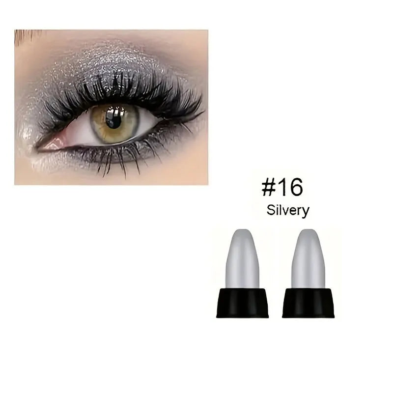Eyeliner Perlé Waterproof 16 Couleurs — Longue Tenue & Anti-Bavure
