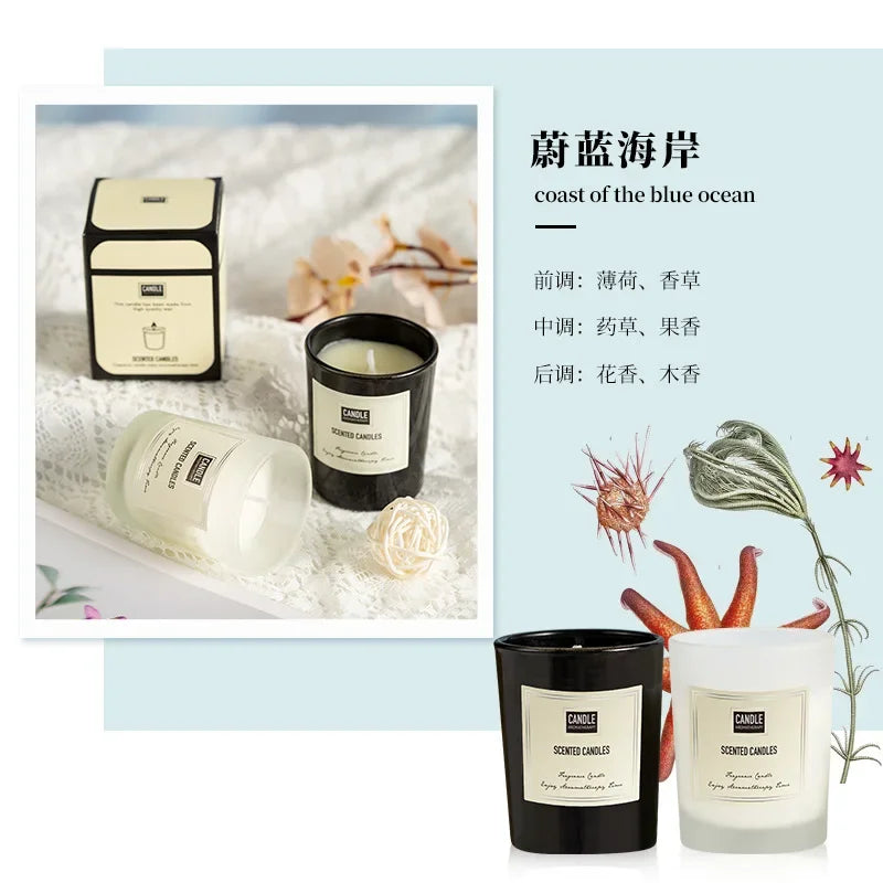 Aromatherapy Soy Wax Scented Candle – European Cut, Long Lasting, Home Decor