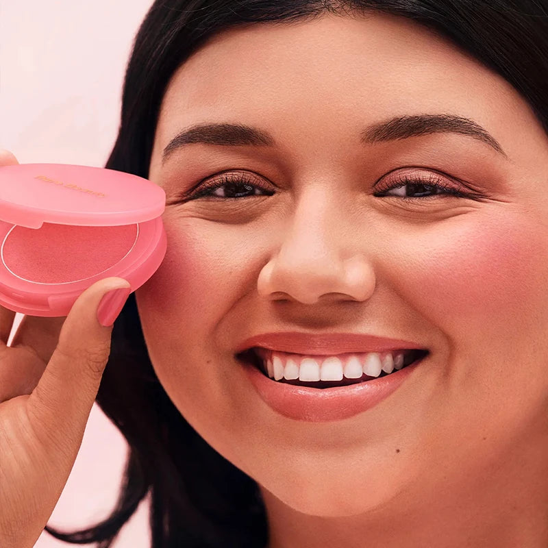 Blush Crème-Poudre Longue Tenue – Fini Mat Velouté, Waterproof, Résistant à la Transpiration, 7 Teintes