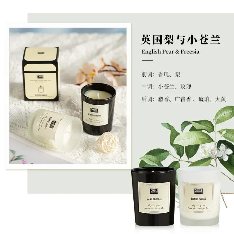 Aromatherapy Soy Wax Scented Candle – European Cut, Long Lasting, Home Decor