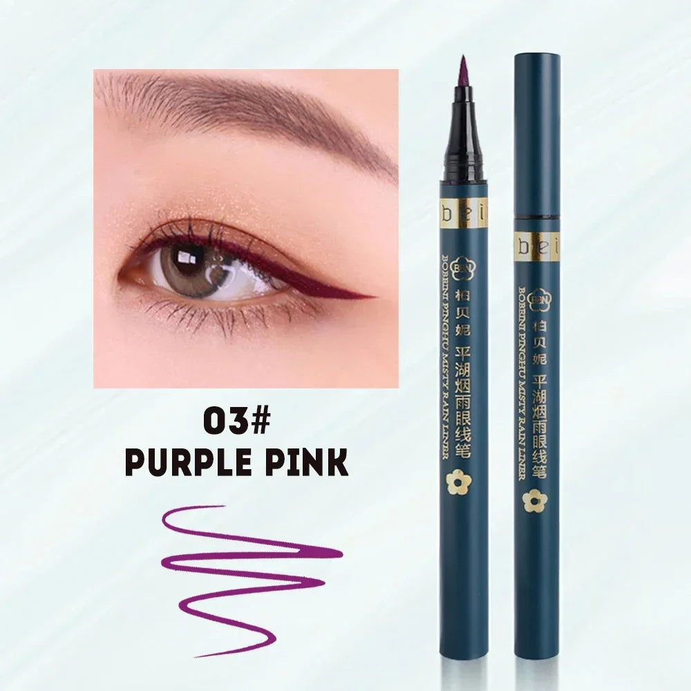 Long-Lasting Matte Liquid Eyeliner — Waterproof, Quick-Dry, 7 Shades