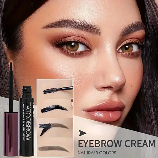 Tattoo Peel-Off Eyebrow Tint Gel — Semi-Permanent, Waterproof & Long-Lasting